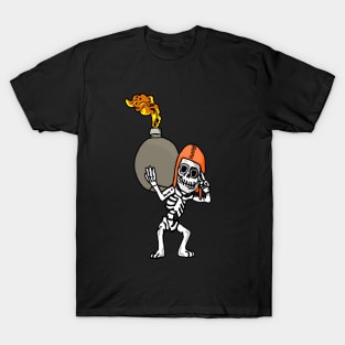 Skeleton Bomber T-Shirt